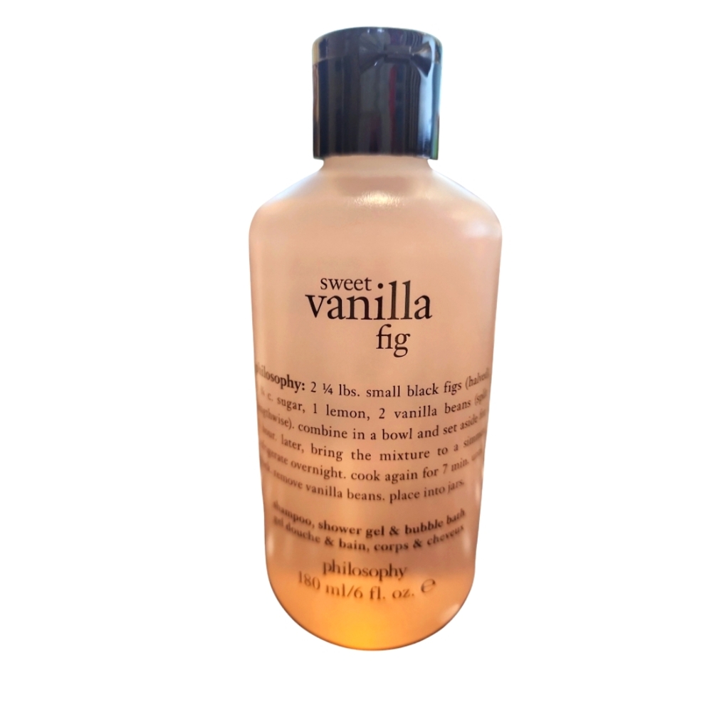 Philosophy Sweet Vanilla Fig shampoo/shower gel, 6oz travel sz